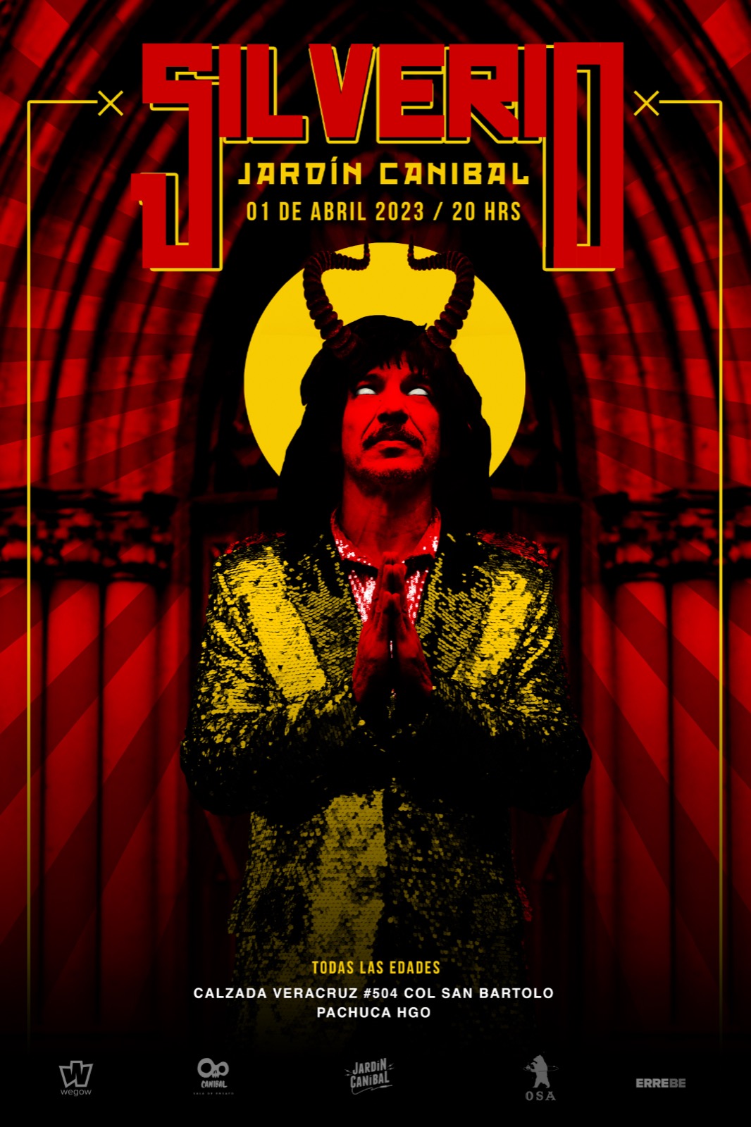 Fotografía promocional de Silverio en Pachuca