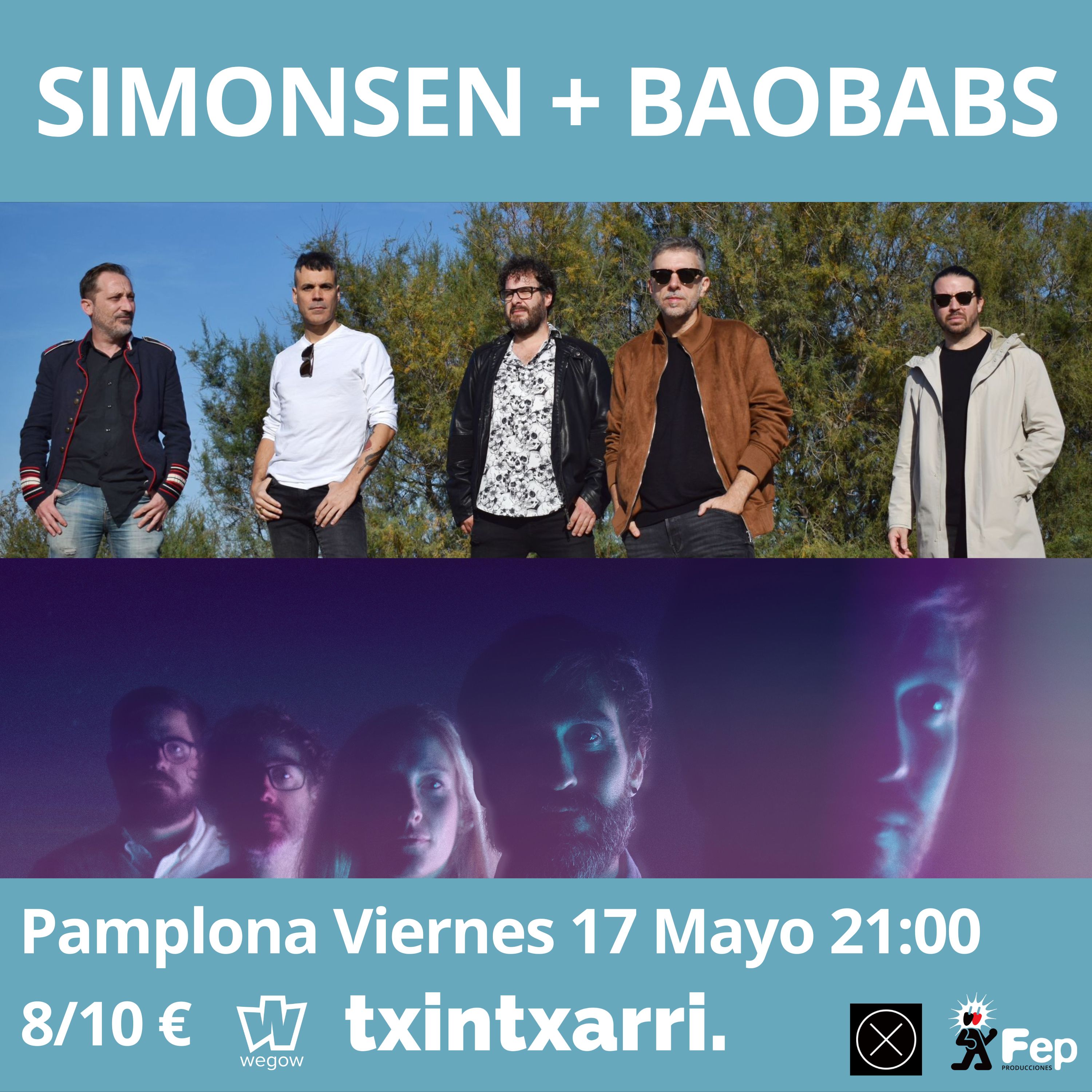 Fotografía promocional de SIMONSEN + BAOBABS EN TXINTXARRI, PAMPLONA