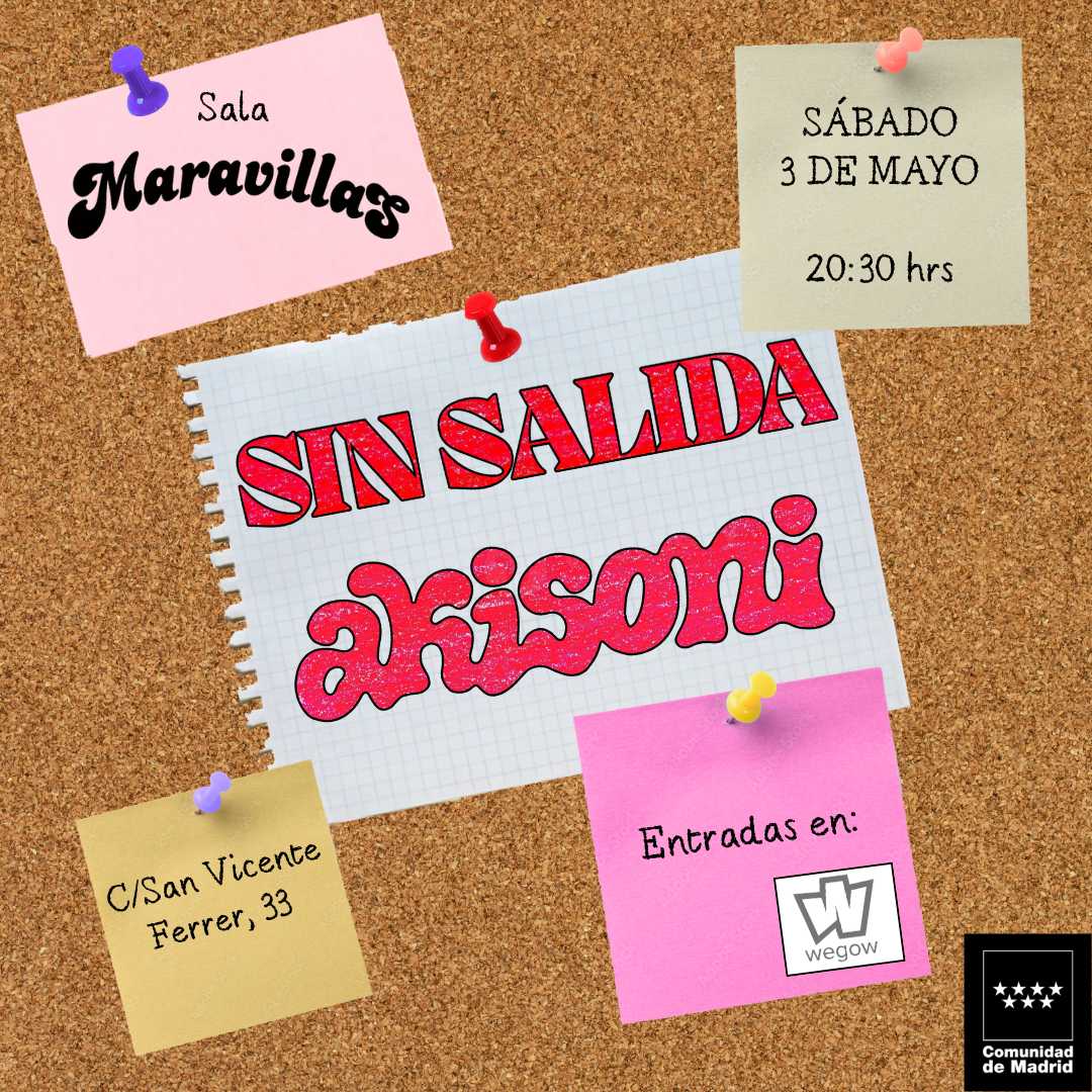 Fotografía promocional de Sin Salida + Akisoni en Maravillas