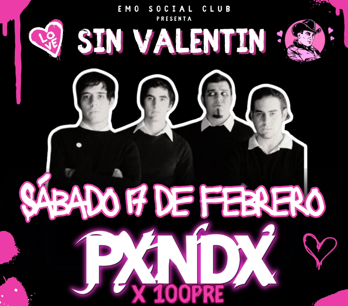 Fotografía promocional de SIN VALENTIN - PXNDX X100PRE