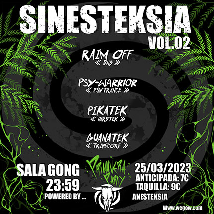 Fotografía promocional de SINESTEKSIA VOL.02