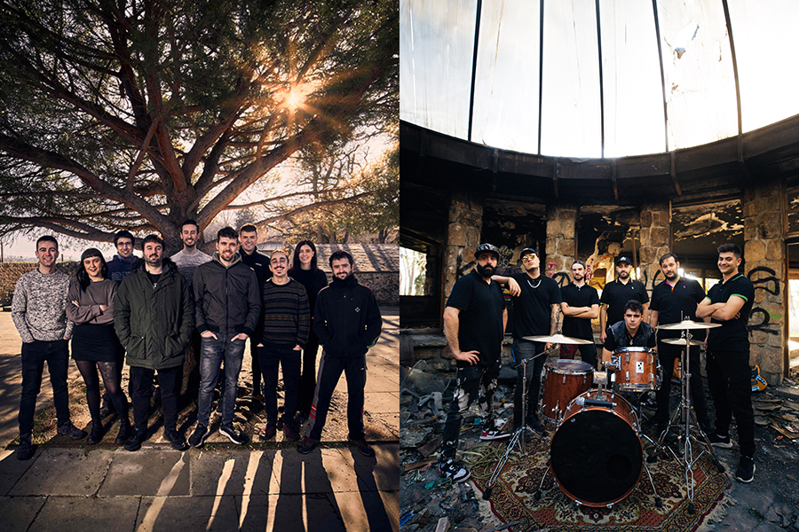 Fotografía promocional de Skabidean y Oktopussy en Madrid