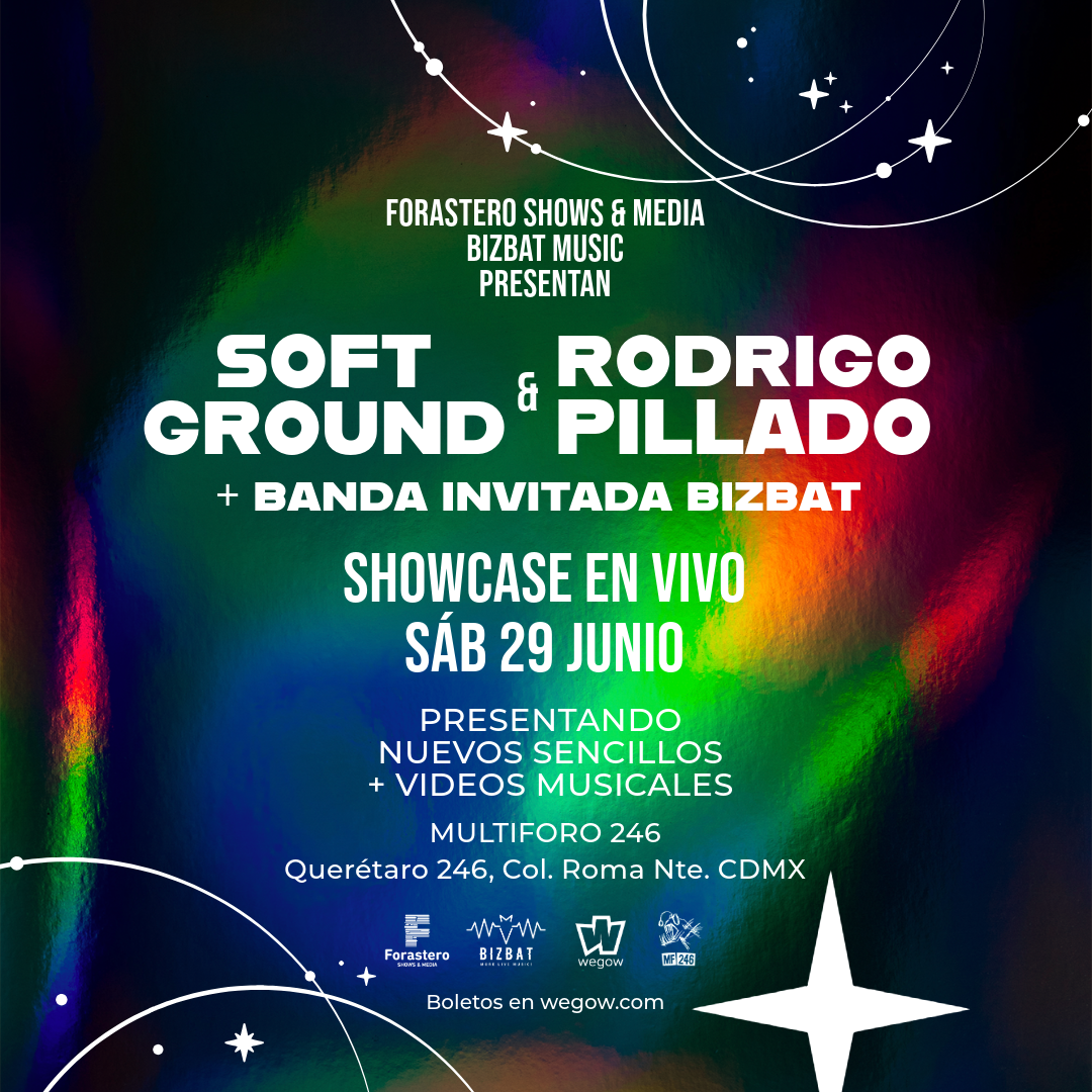 Fotografía promocional de SOFT GROUND + RODRIGO PILLADO (Presentación Oficial nuevos videoclips)