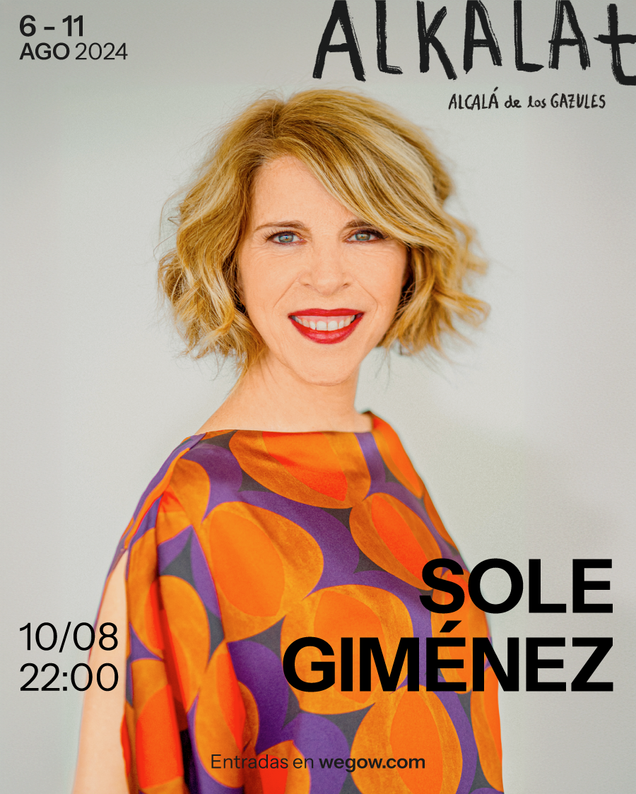 Fotografía promocional de SOLE GIMÉNEZ en Festival ALKALAT