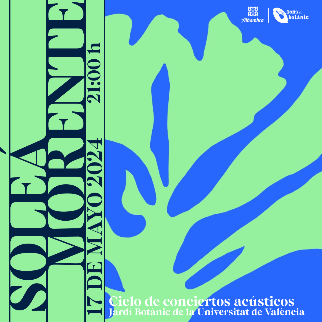 Fotografía promocional de Soleá Morente en Sons al Botànic