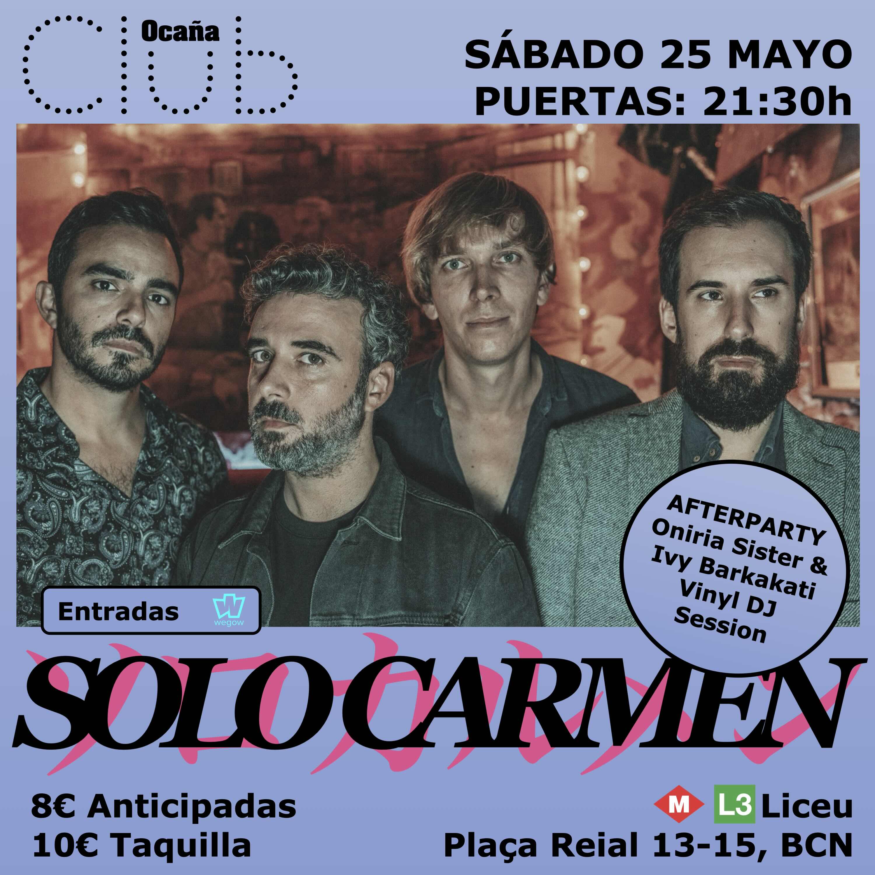 Promotional photograph of Concierto de Solo Carmen en Barcelona.