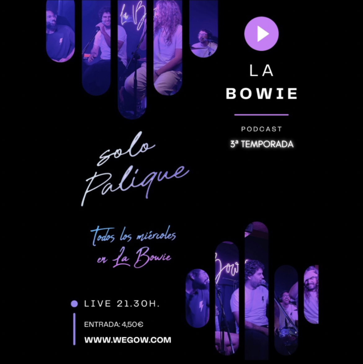 Fotografía promocional de Solo Palique - 6/9/23