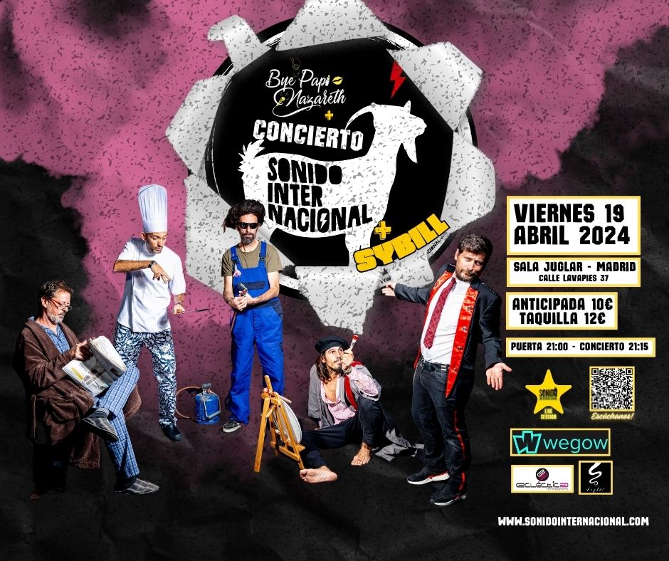 Fotografía promocional de SONIDO INTERNACIONAL en Sala Juglar