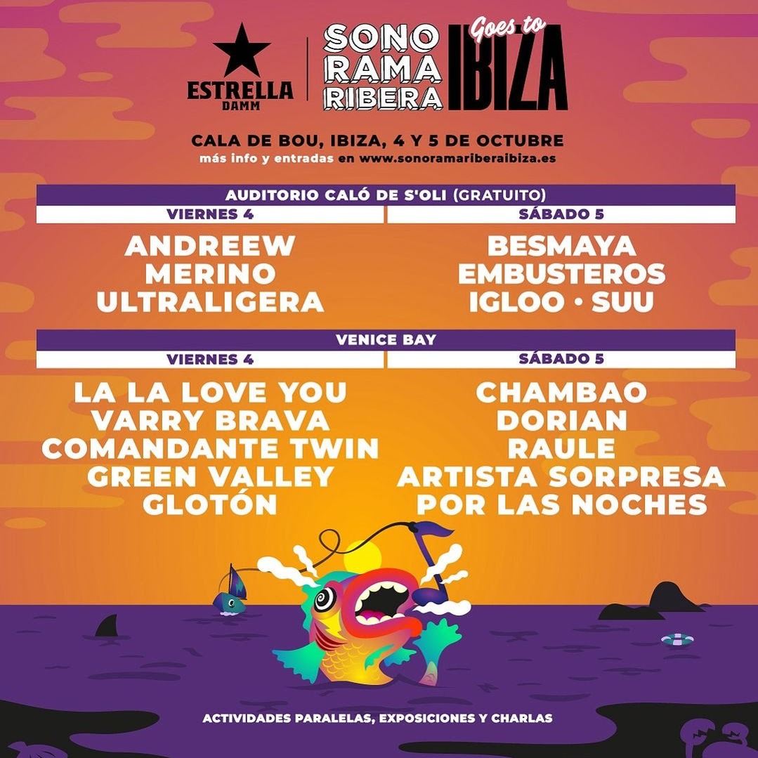 Promotional photograph of Sonorama Ribera Ibiza 2024.