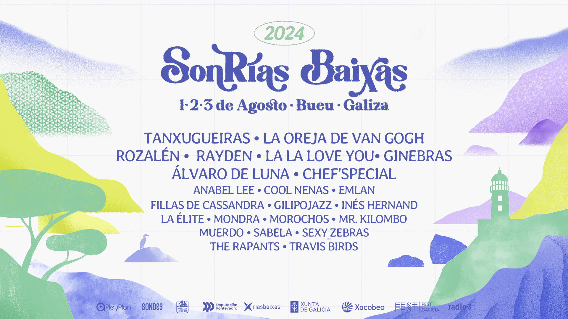 Promotional photograph of SonRías Baixas 2024.