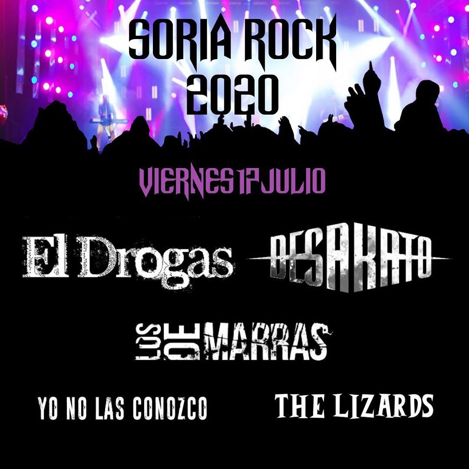 Promotional photograph of Soria Rock 2020.