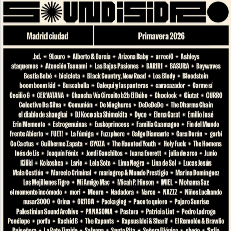 Fotografía promocional de Sound Isidro 2026