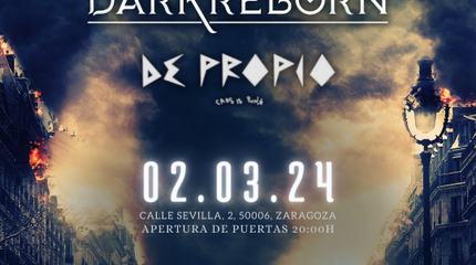 A Dark Reborn + Sounds of Broken Souls + De Propio concert in Zaragoza