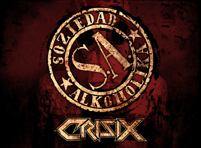 Fotografía promocional de SOZIEDAD ALKOHOLIKA + CRISIX- MADRID. SOLD OUT