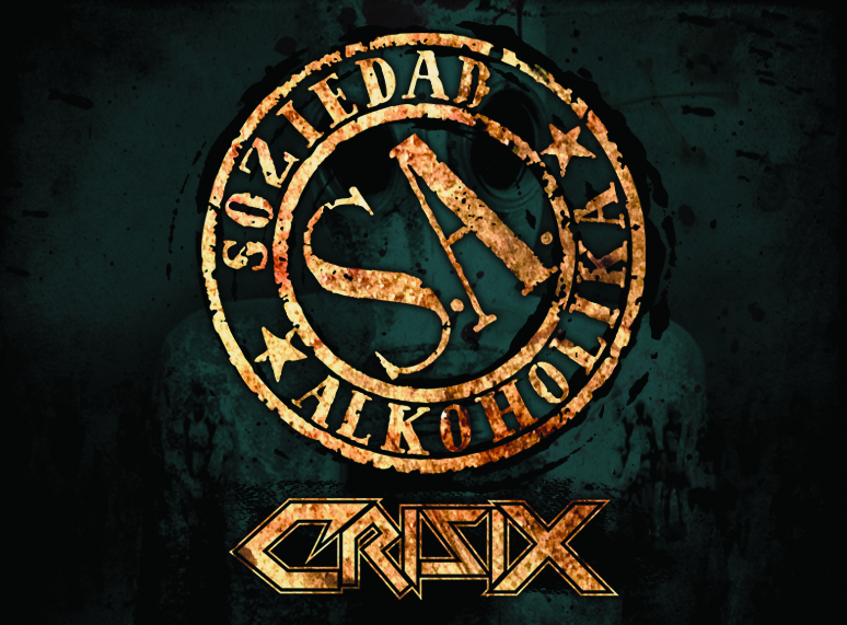 Fotografía promocional de SOZIEDAD ALKOHOLIKA + CRISIX. SALA REPVBLICCA. VALENCIA