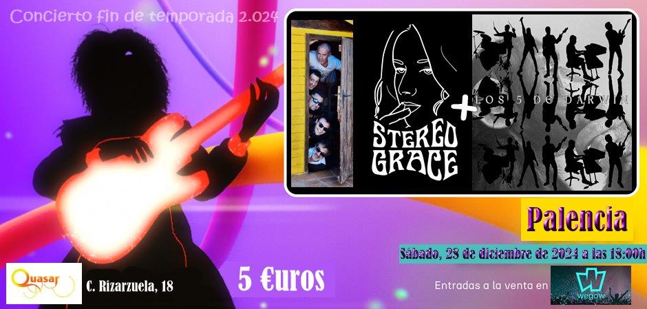 Fotografía promocional de StereoGrace + Los 5 de Darwin