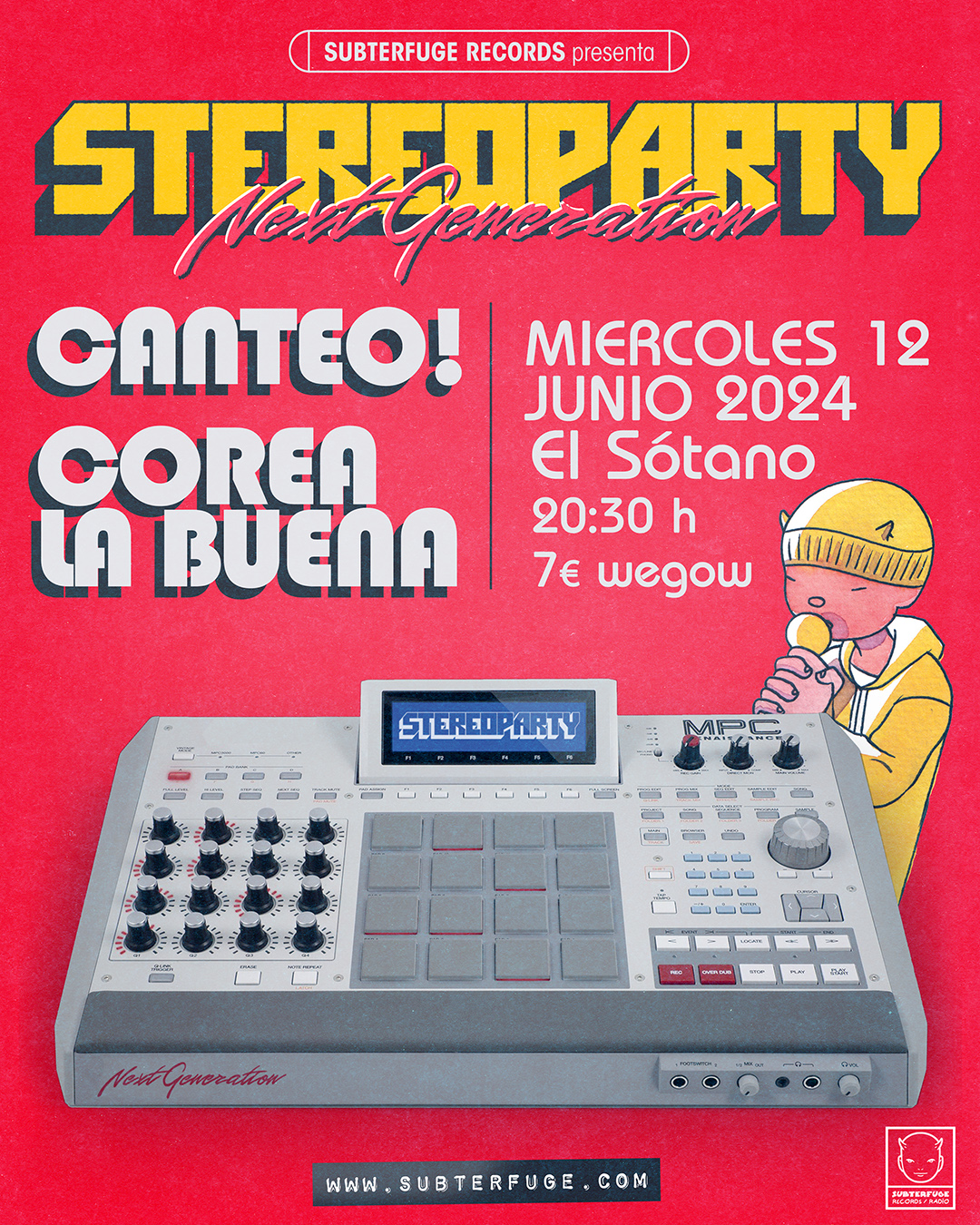 Fotografía promocional de Stereoparty Next Generation: CANTEO! y Corea La Buena