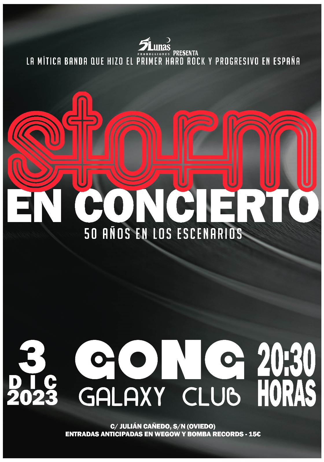 Fotografía promocional de Storm en Gong Oviedo