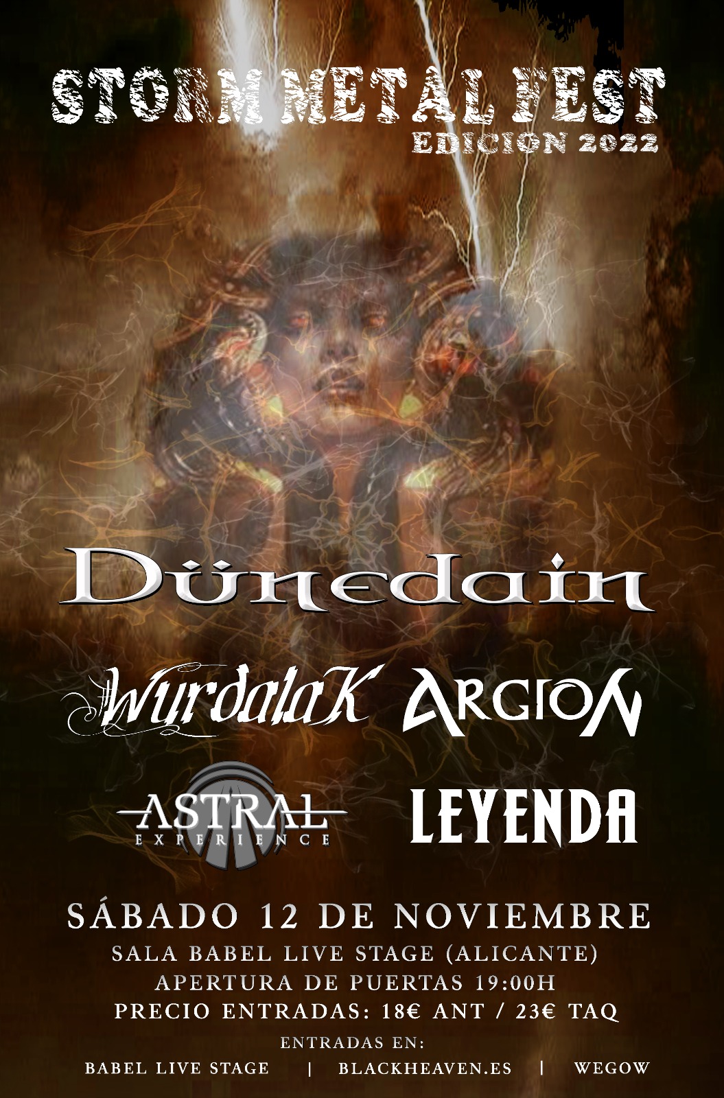 Fotografía promocional de STORM METAL FEST