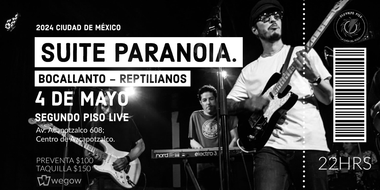 Fotografía promocional de Suite Paranoia en Azcapotzalco