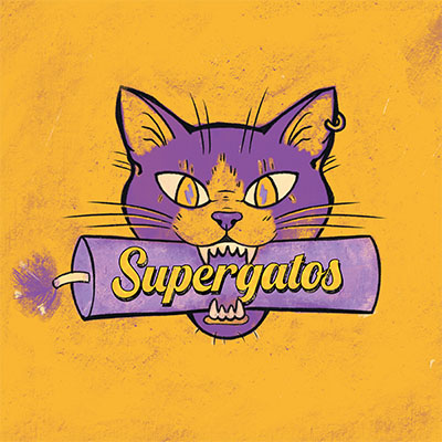 Fotografía promocional de Supergatos (+ Backlava) en Zaragoza