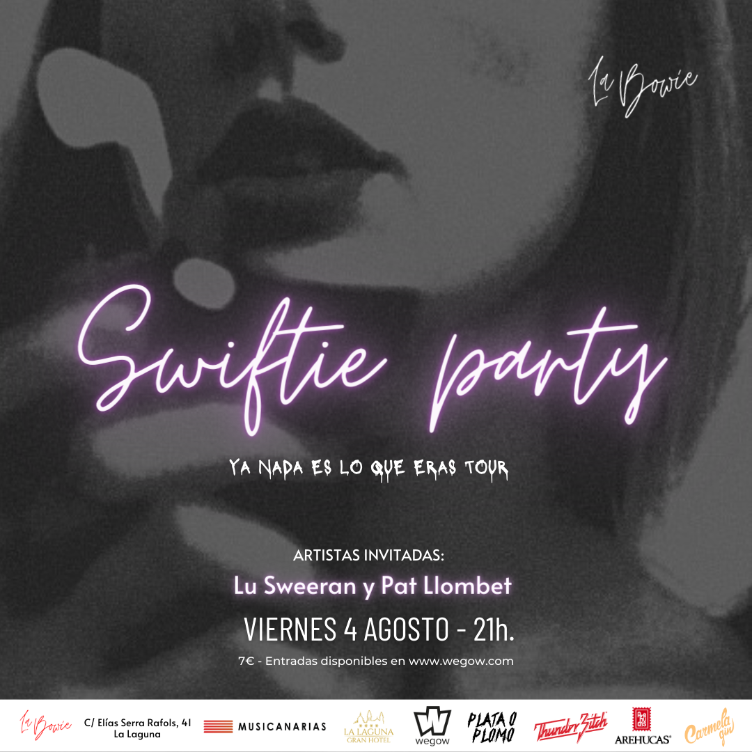 Fotografía promocional de Swiftie Party en La Bowie