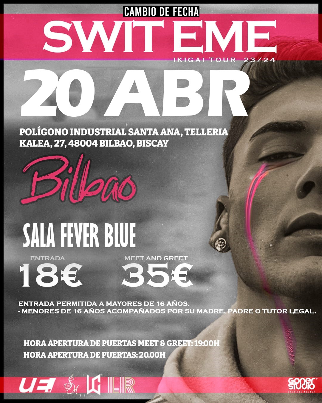 Fotografía promocional de Swit Eme en concierto en Bilbao