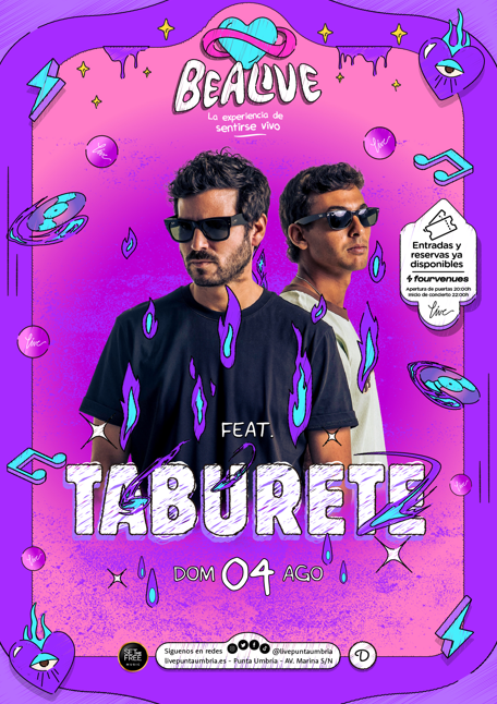 Fotografía promocional de Taburete | LIVE Punta Umbría