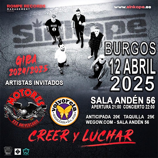 Fotografía promocional de TAQUILLA Sínkope en Burgos