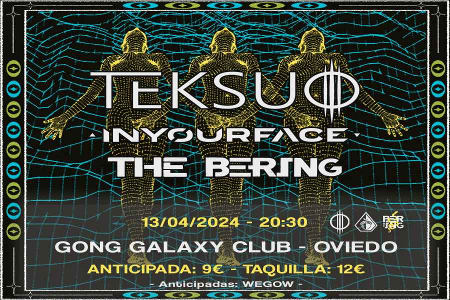 Promotional photograph of TEKSUO + INYOURFACE + THE BERING.
