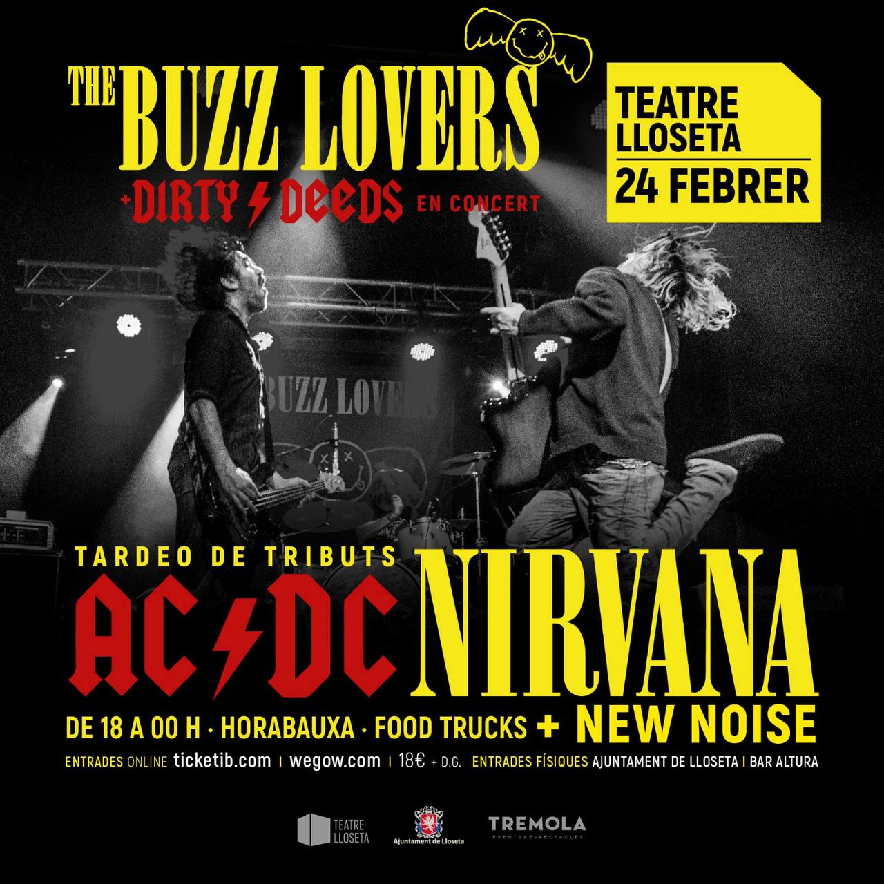 Fotografía promocional de The Buzz Lovers + Dirty Deeds en concert!