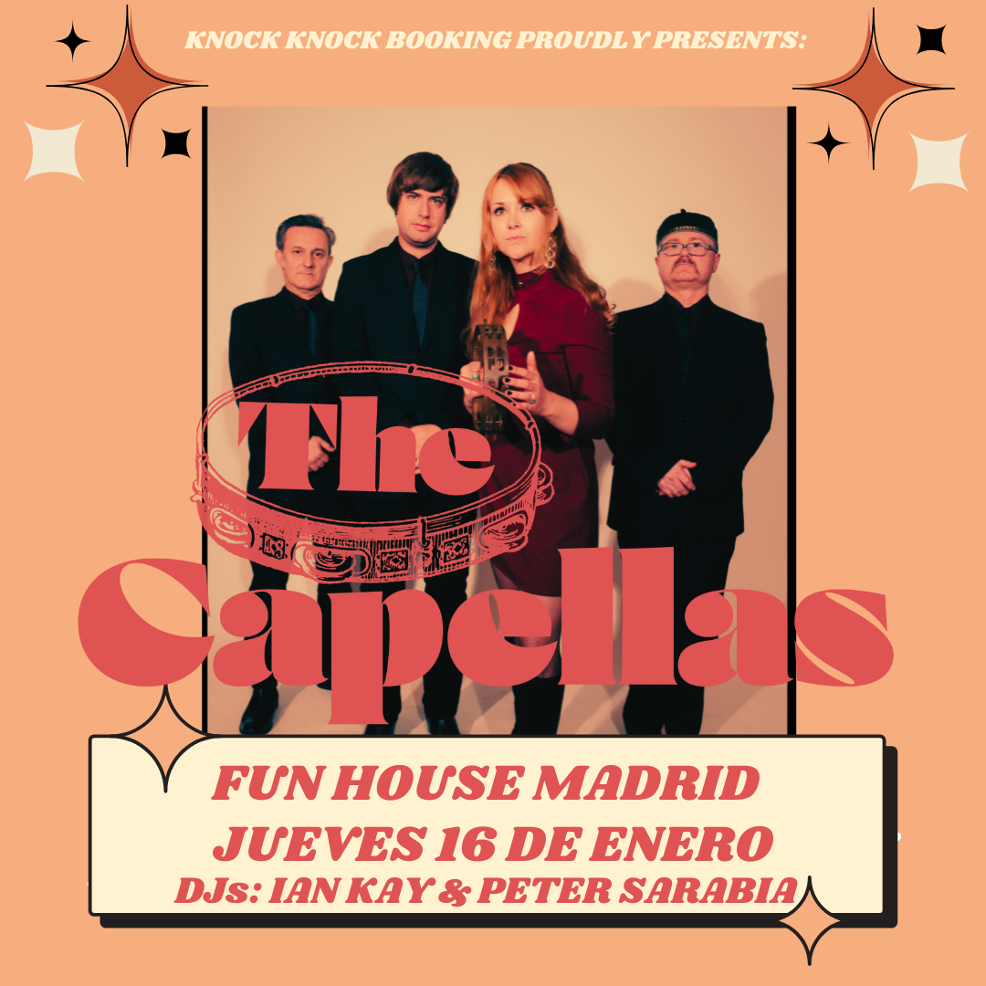 Fotografía promocional de THE CAPELLAS. Funhouse. Madrid