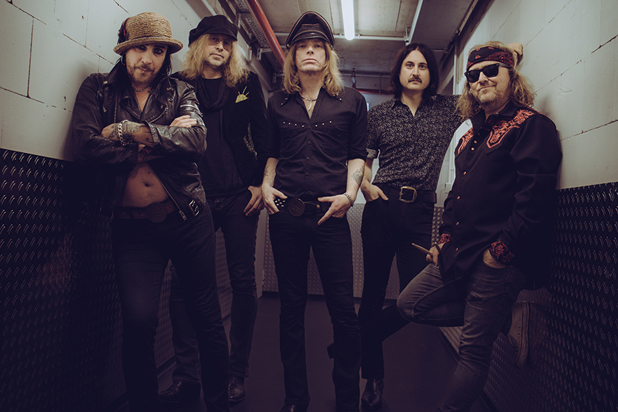 Fotografía promocional de The Hellacopters en Madrid