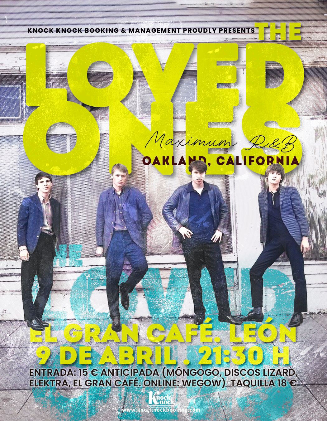 Fotografía promocional de THE LOVED ONES. El Gran Café. León