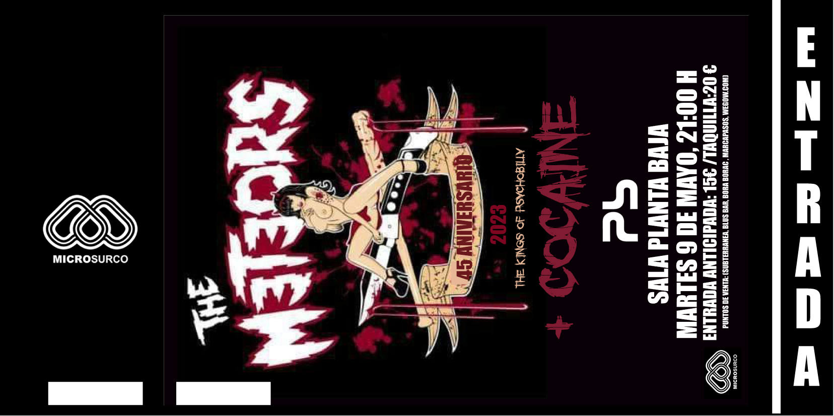 Fotografía promocional de THE METEORS +COCAINE