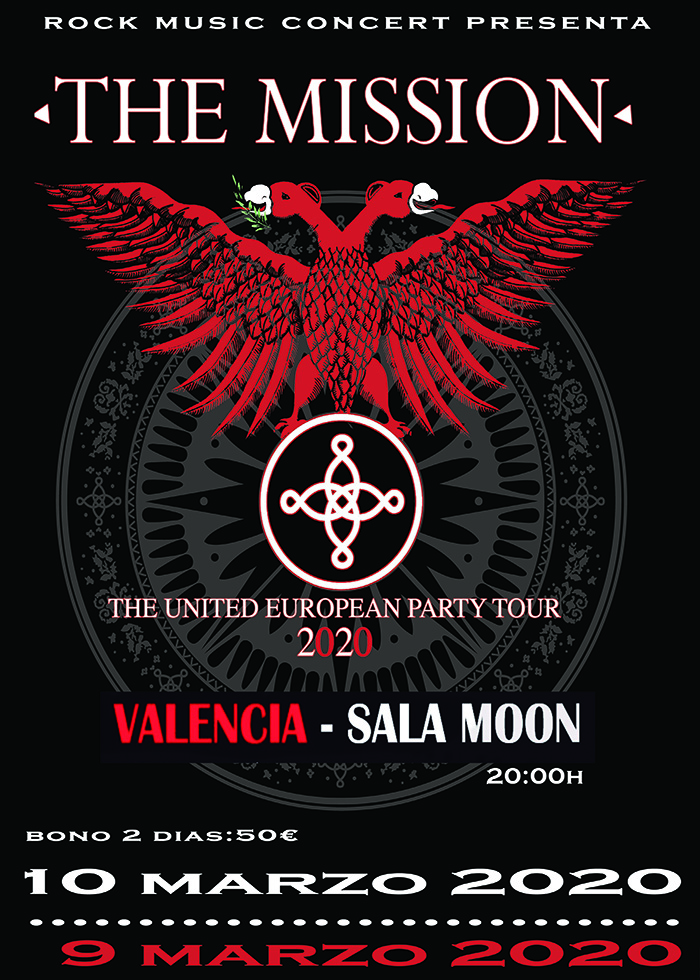 Fotografía promocional de The Mission en Valencia Bono 2 días
