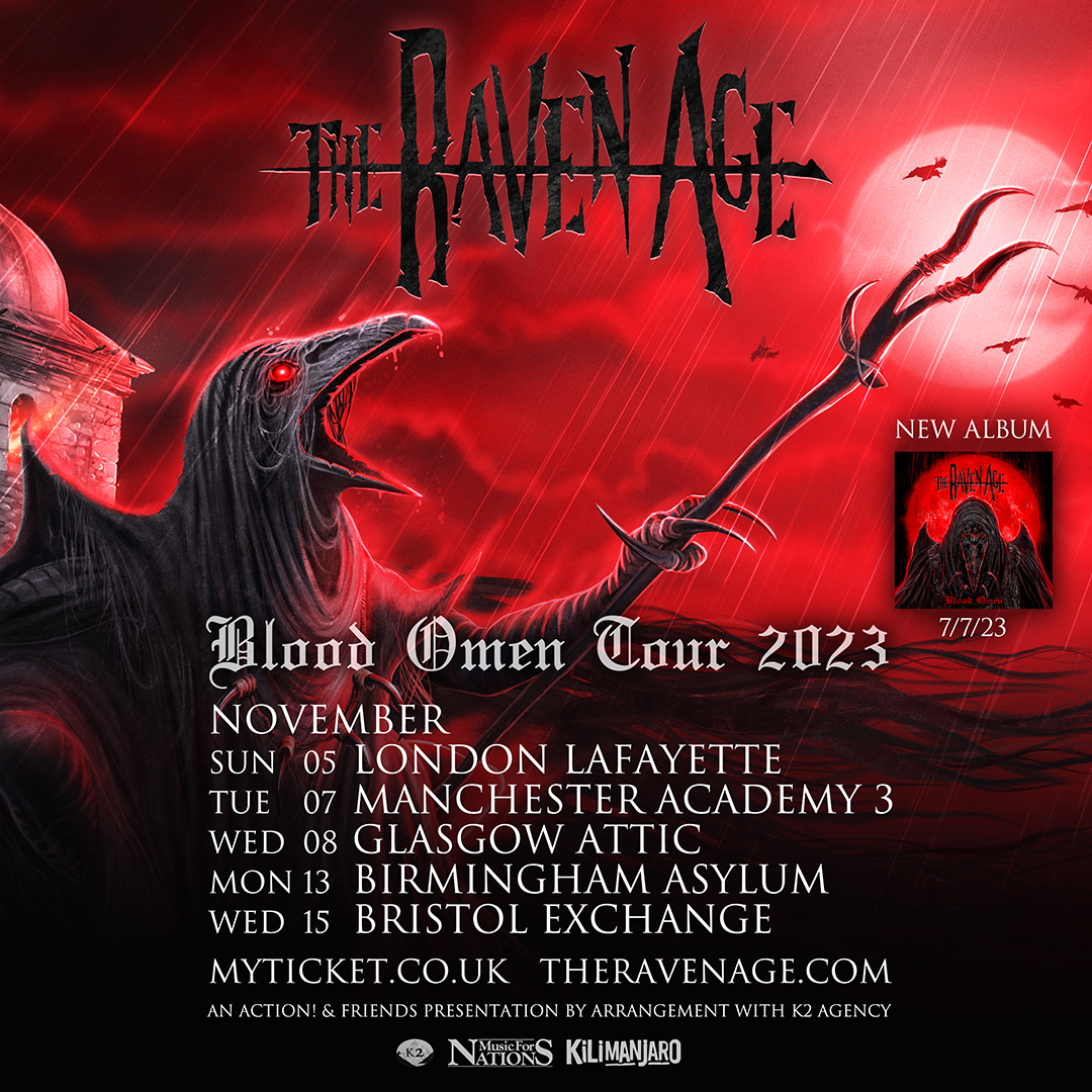 Promofoto von Concierto de The Raven Age en Dublín.