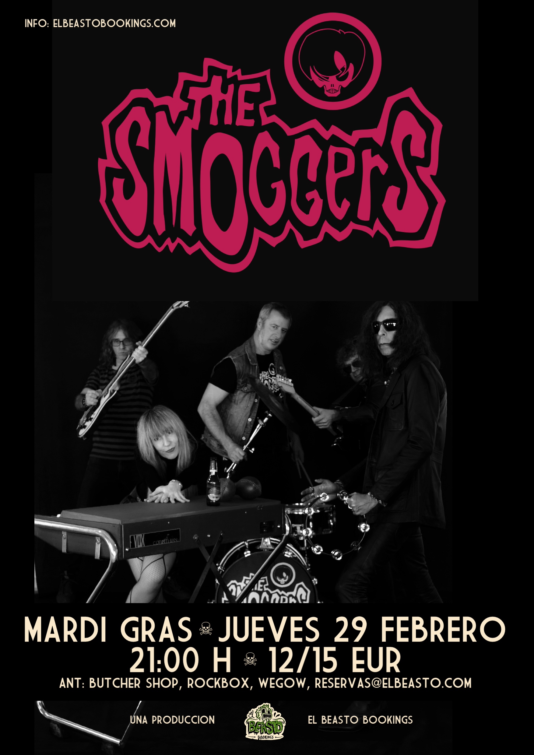 Fotografía promocional de The Smoggers en Coruña 2024