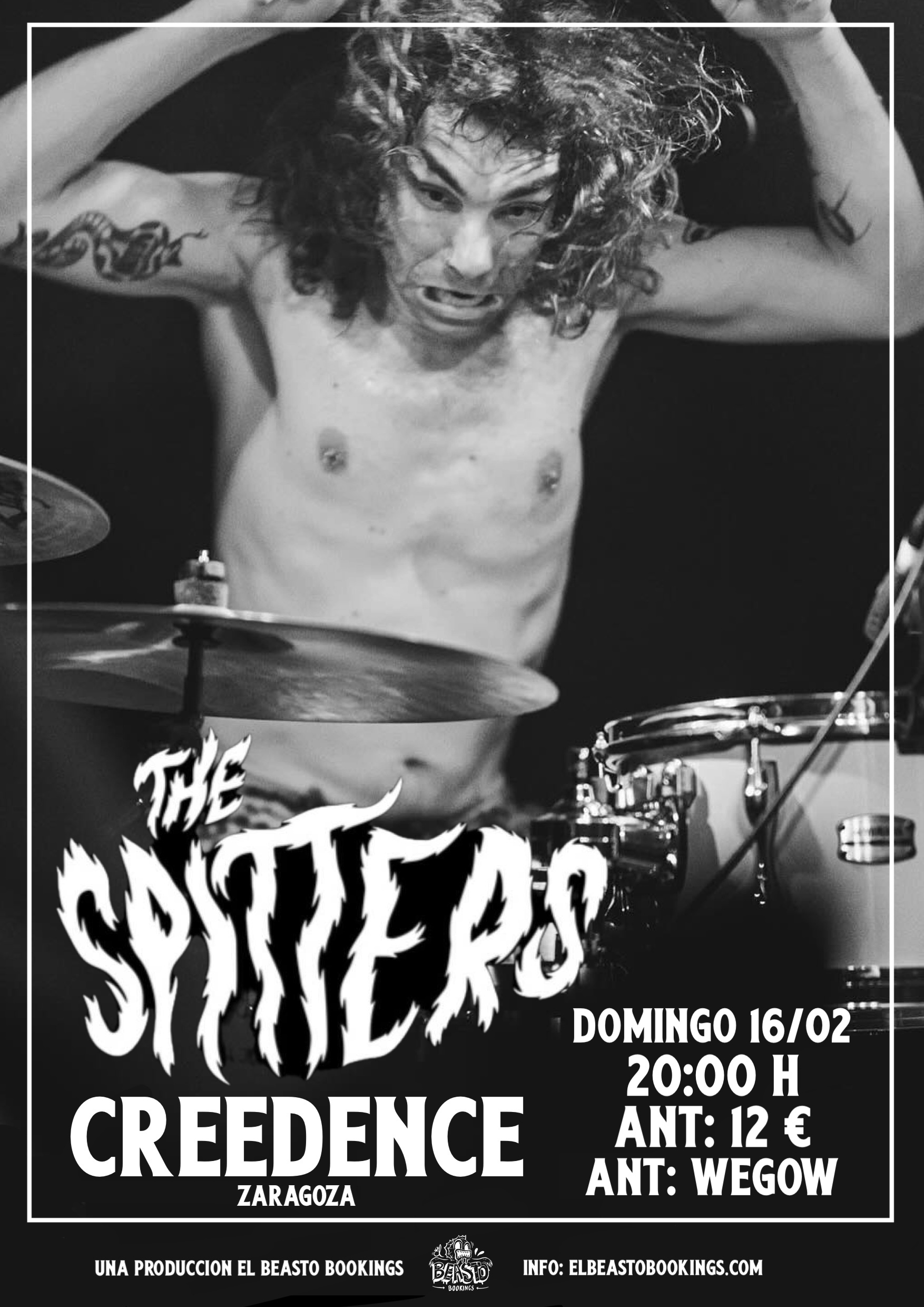 Fotografía promocional de The Spitters en Zaragoza