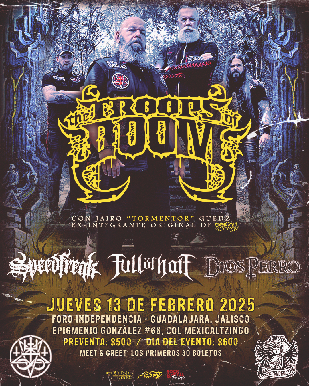 Fotografía promocional de The Troops Of Doom Guadalajara