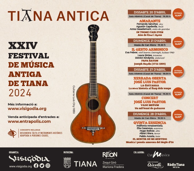 Fotografía promocional de Tiana Antica 2024