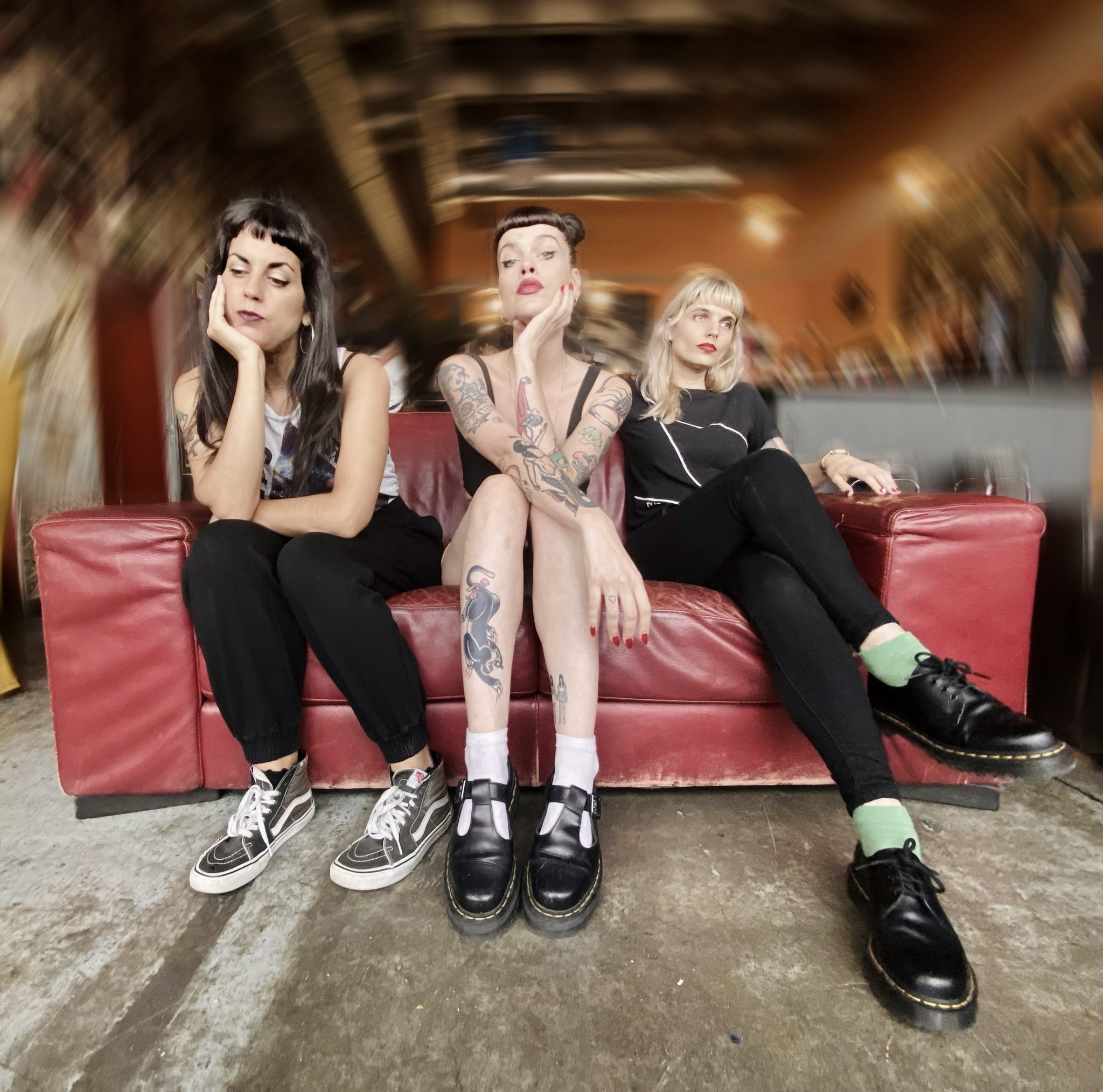 Fotografía promocional de TIBURONA + LADY COULSON en concierto