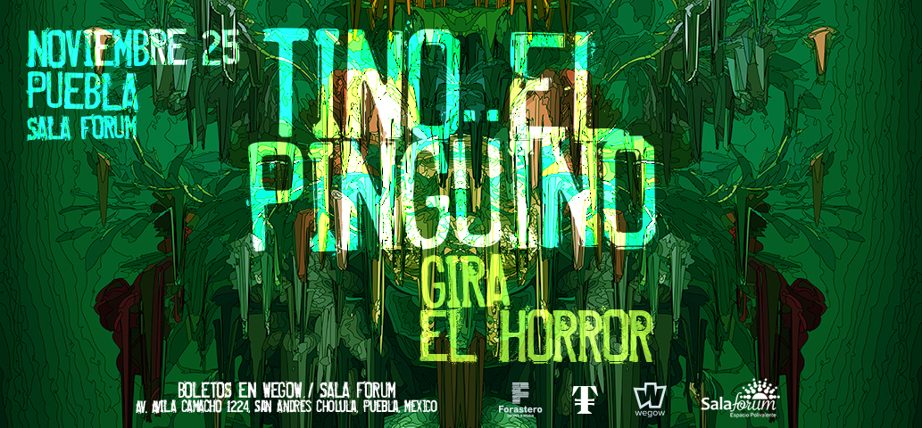 Fotografía promocional de TINO EL PINGÜINO - GIRA EL HORROR - @ PUEBLA