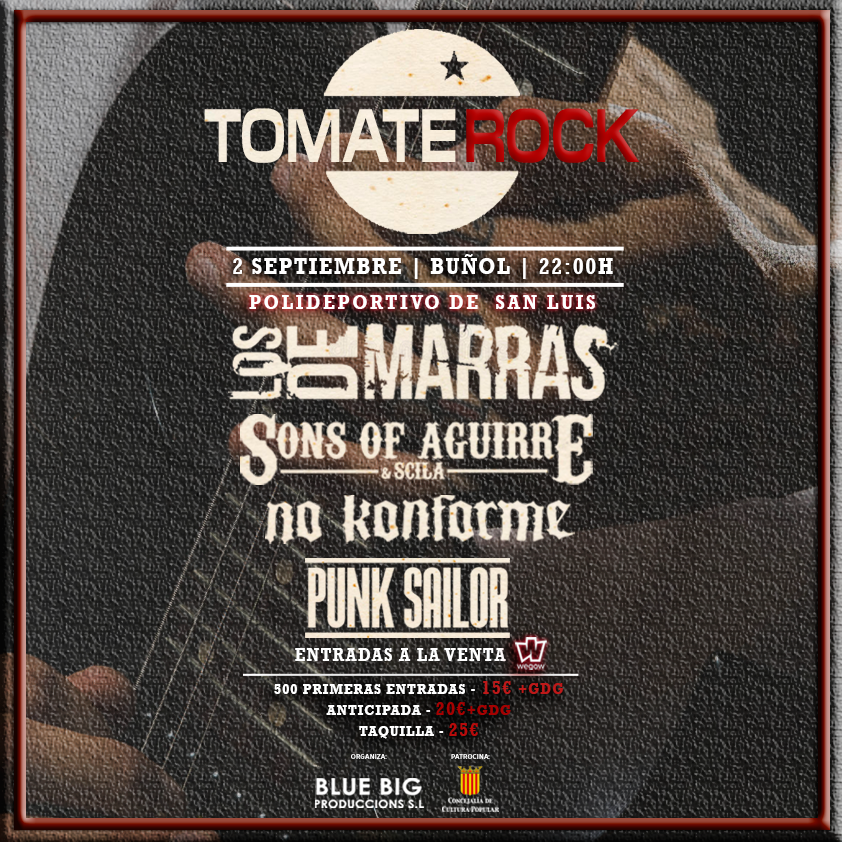 Fotografía promocional de TOMATE ROCK 2022