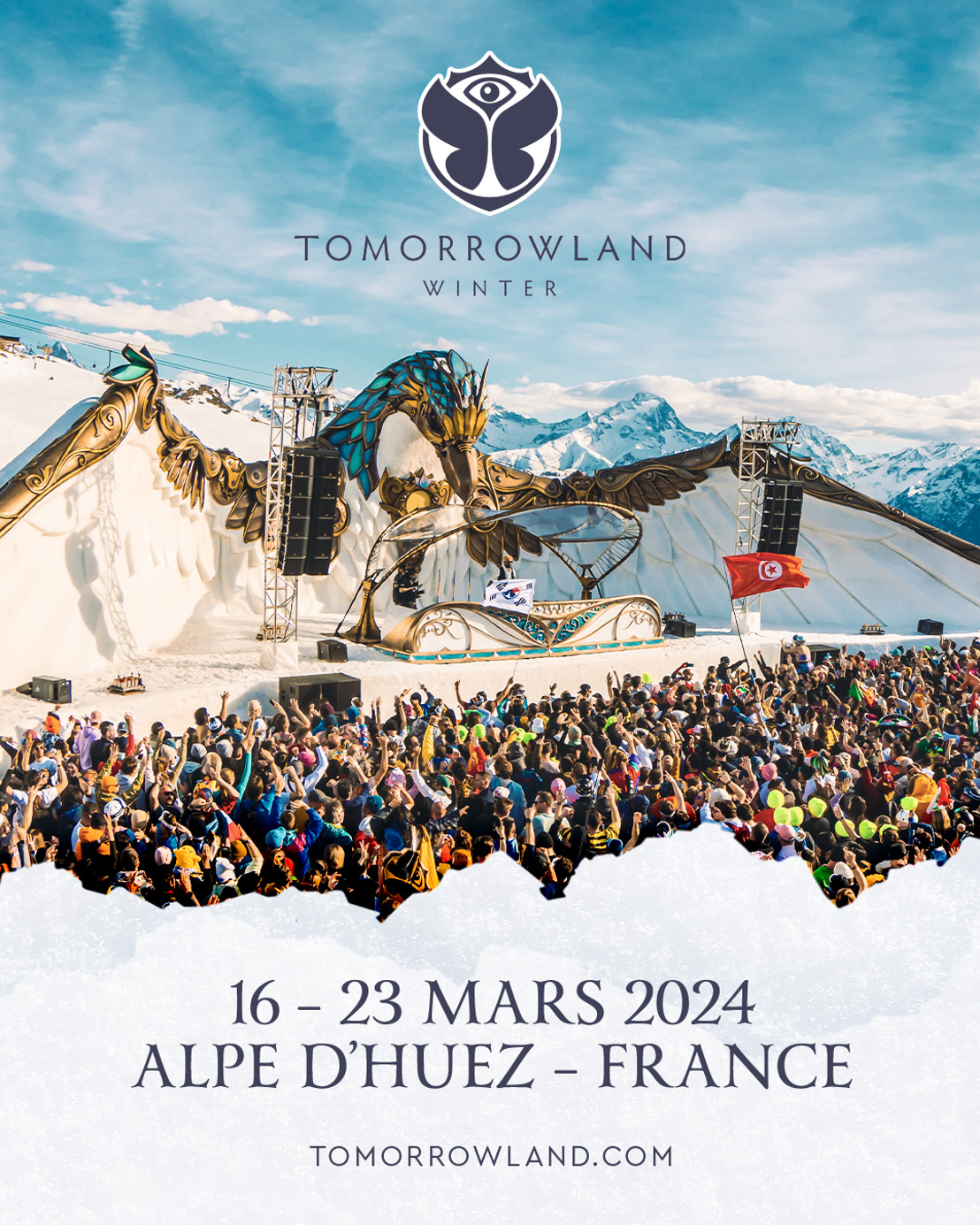 Promofoto von Tomorrowland Winter 2024.