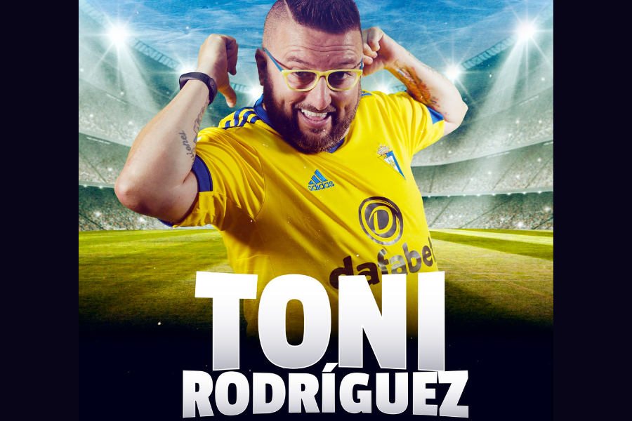Fotografía promocional de Toni Rodriguez, humorista en Zaragoza