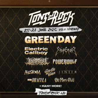 Promofoto von Tons of Rock 2025.