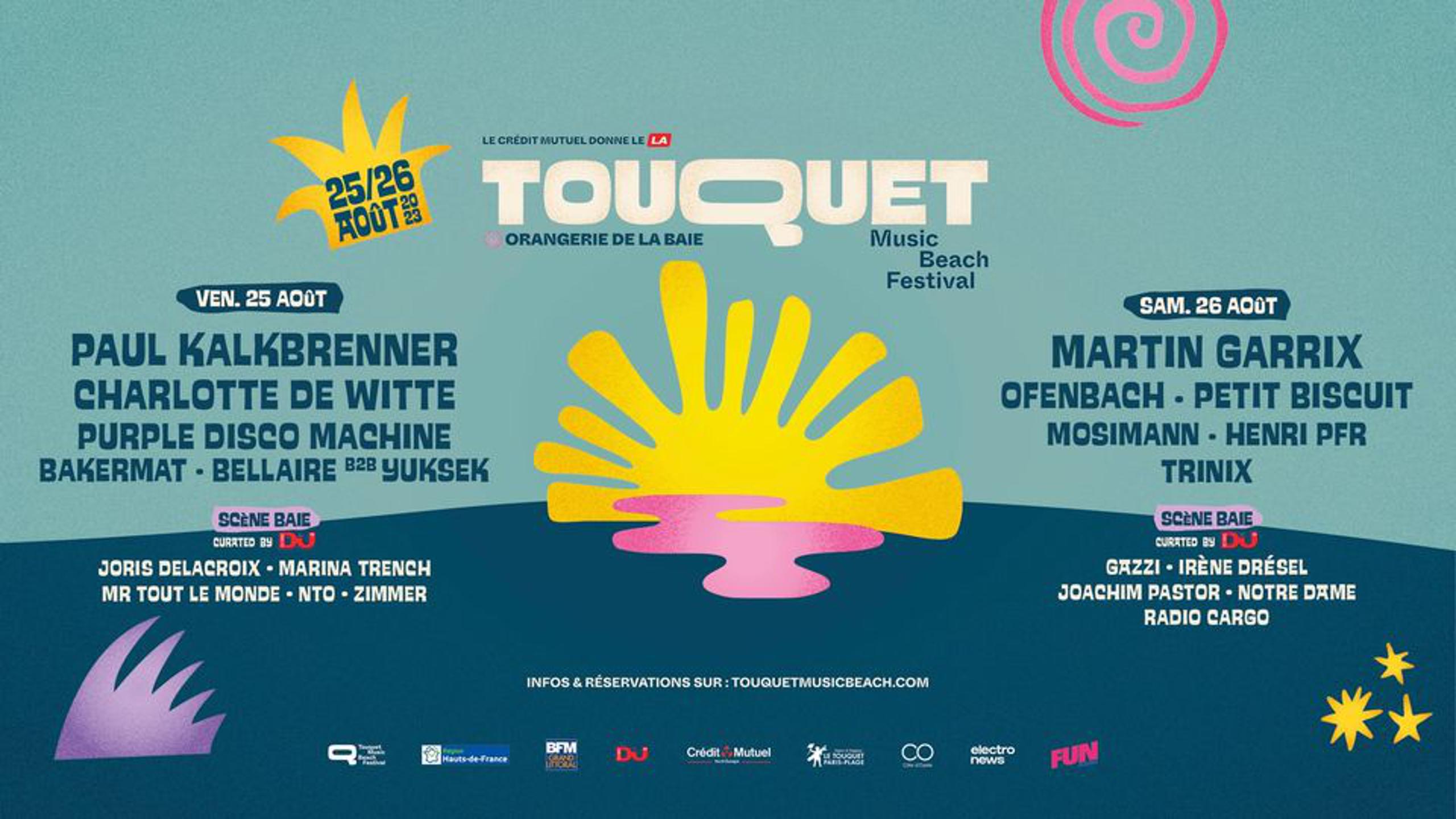 Touquet Music Beach Festival 2023. Tickets, lineup, bands for Touquet Music Beach Festival 2023
