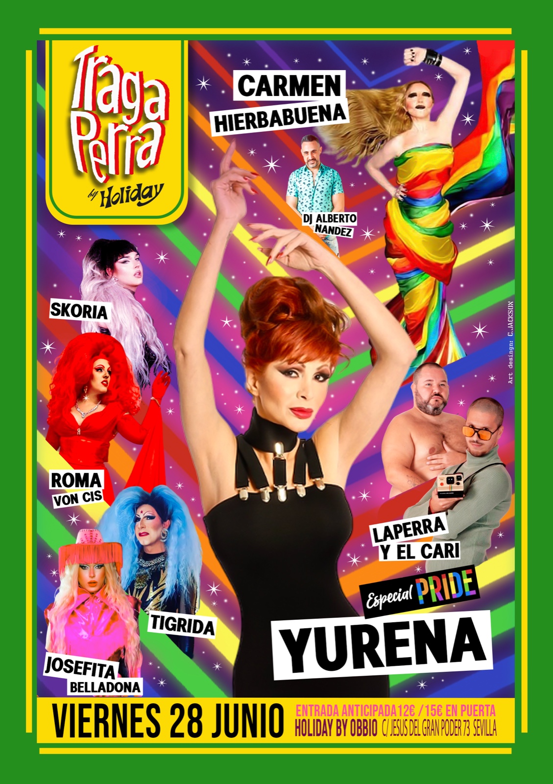 Fotografía promocional de TRAGA·PERRA ESPECIAL ORULLO CON YURENA