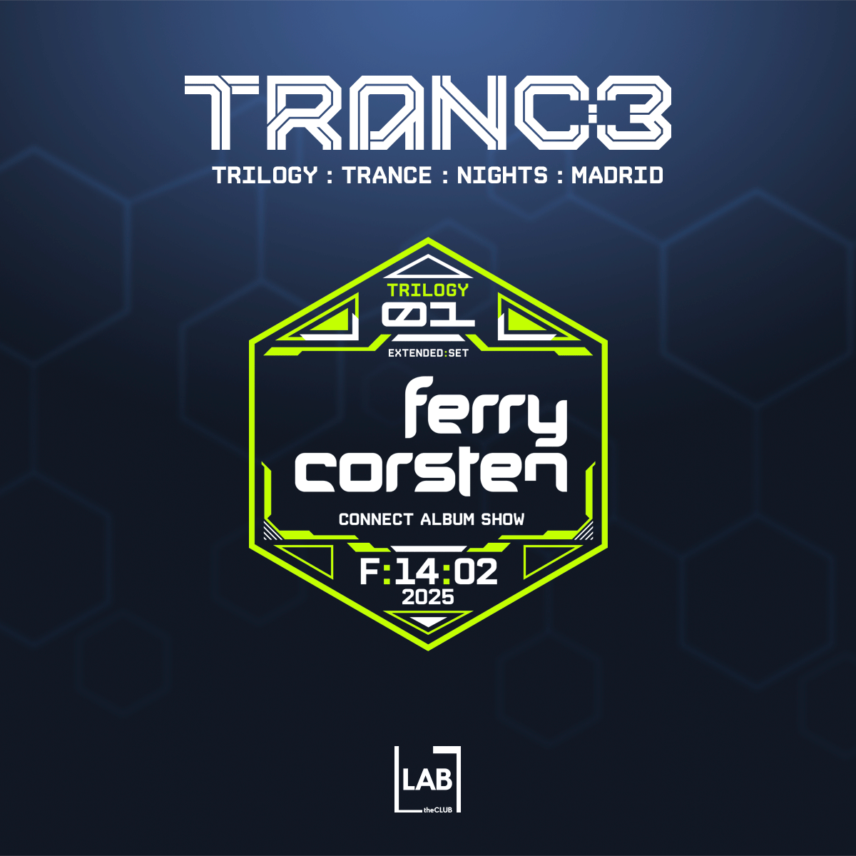 Fotografía promocional de TRANC:3 TRILOGY: FERRY CORSTEN EXTENDED SET